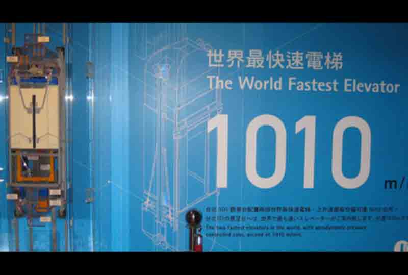fastest elevator china