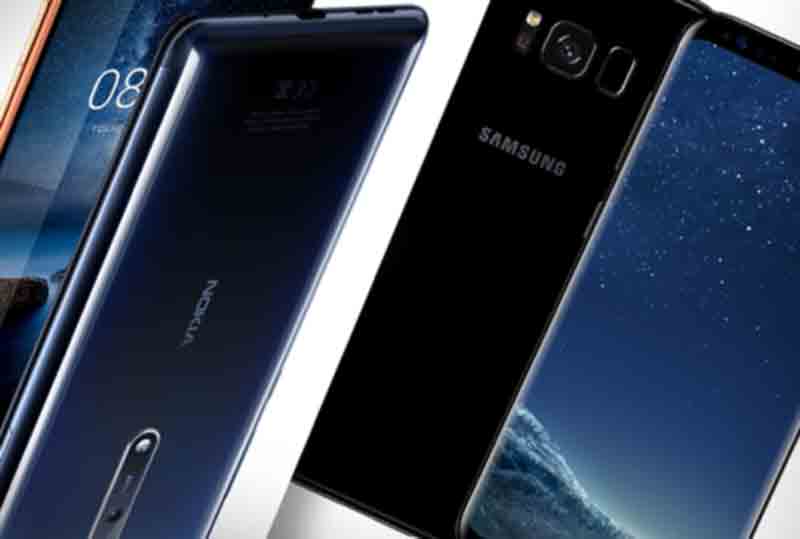 nokia 8 vs samsung galaxy s8