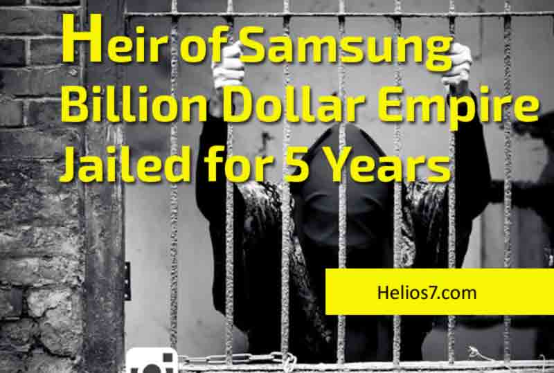 samsung heir jailed