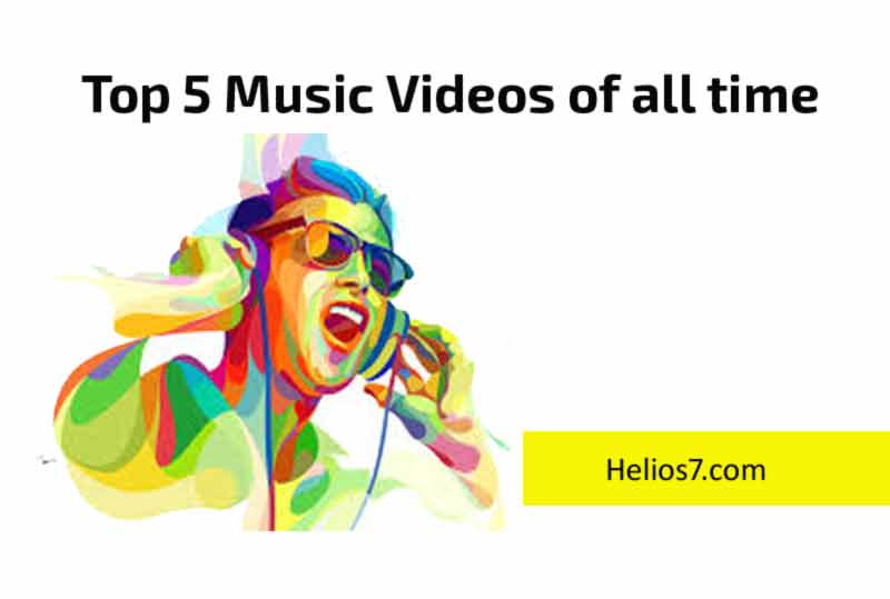 top 5 music videos youtube