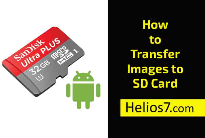 transfer photo to sd card