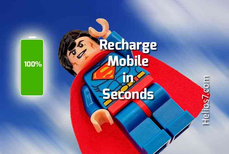 New Technology will Charge Mobile in Seconds