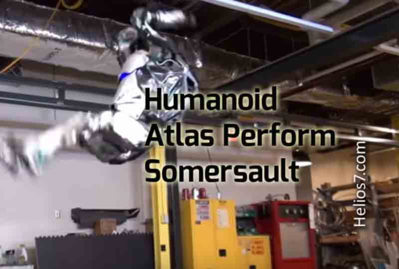 Humanoid Atlas Does Perfect SomerSault