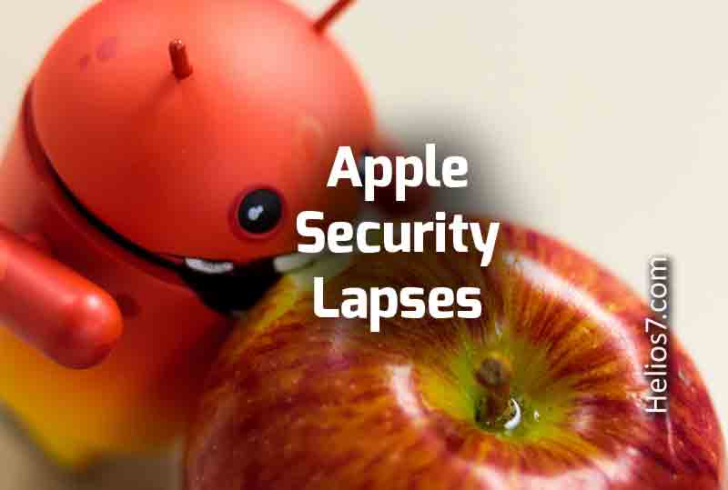 apple security lapses