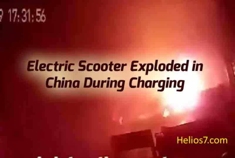 When Electric Scooter Exploded in China